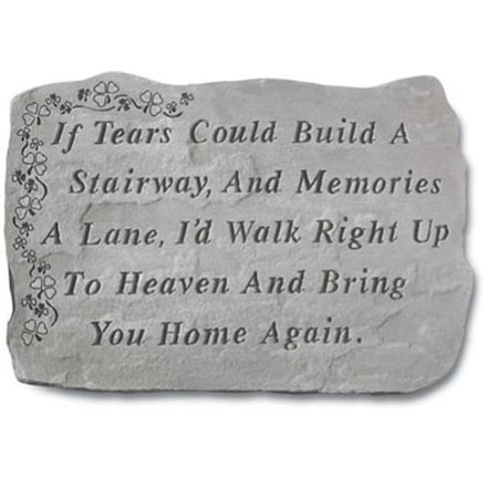 Kay Berry Inc Kay Berry- Inc. 90120 If Tears Could Build A Stairway - Memorial With Shamrocks - 18 Inches x 13 Inches 90120